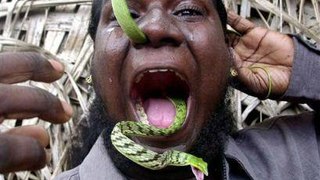 SNAKE IN MOUTH