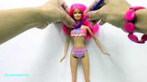Play Doh Barbie MLP Rainbow Dash Twilight Sparkle Rarity Applejack Fluttershy Pinkie Pie Beachwear