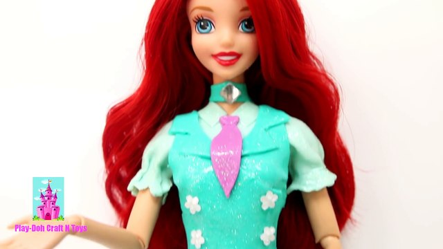 Play Doh Dresses _Disney Princess_ Ariel Tiana Belle Aurora Cinderella Rapunzel Snow White