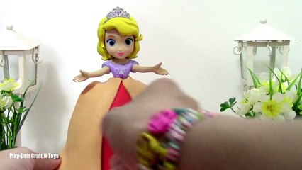 Play Doh Rainbow Dash Pinkie Pie Applejack Rarity Fluttershy Twilight Sparkle - Sofia The First