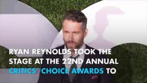 Ryan Reynolds dedicates his Entertainer Of The Year award to charity