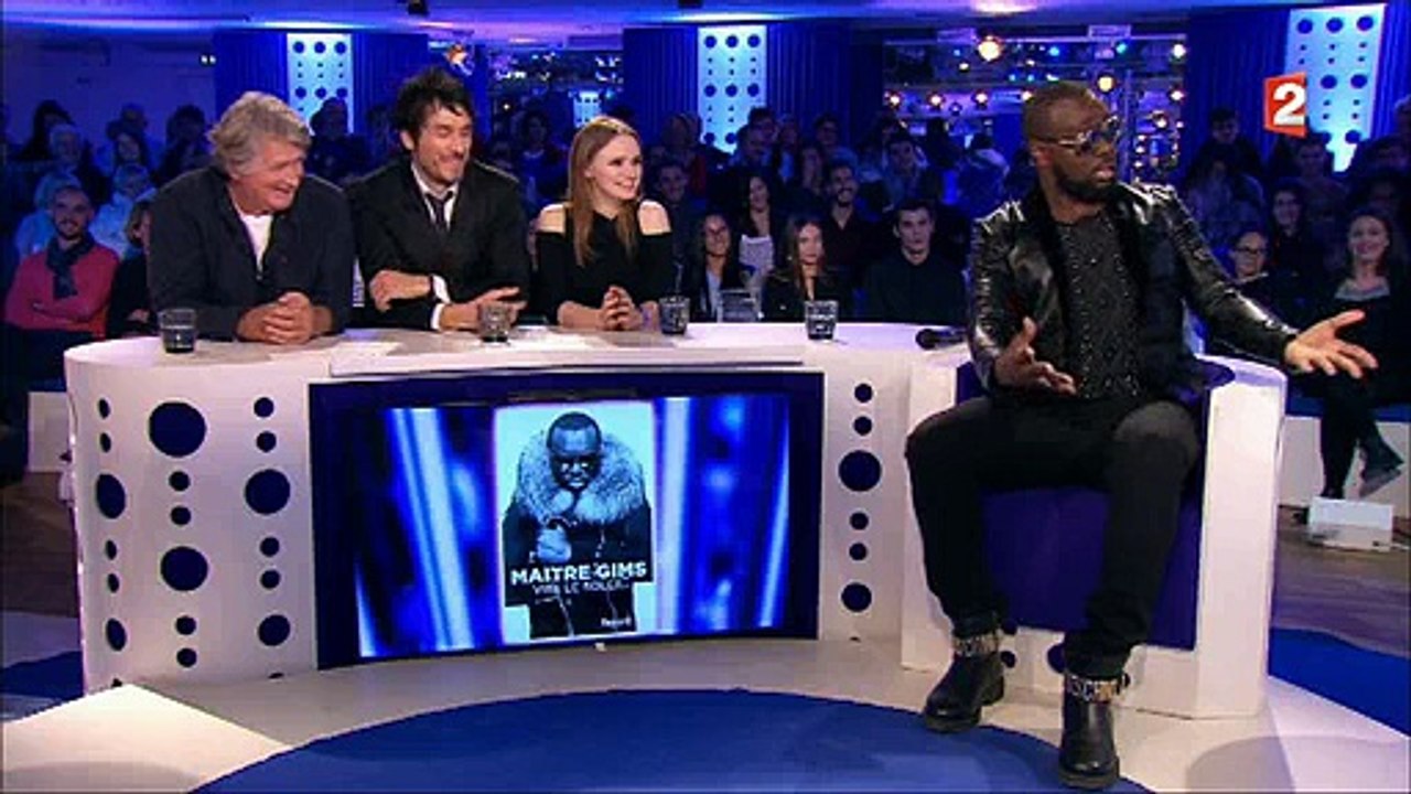 Dans "On n'est pas couché", Maître Gims se lance dans une imitation d'Arnaud Montebourg - Regardez