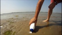 How to catch a Razor Fish _ Clam