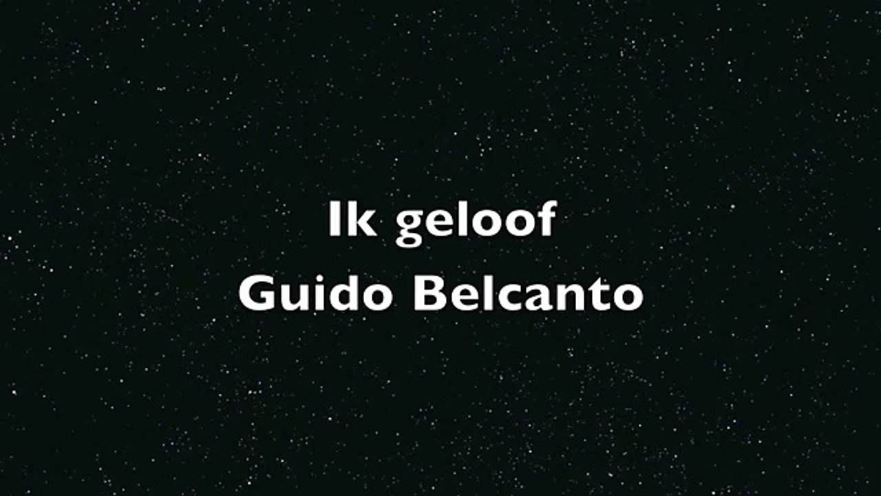 Belcanto  Ik geloof