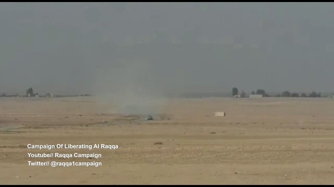 Destruction d'un véhicule kamikaze de Daesh par l'armée française