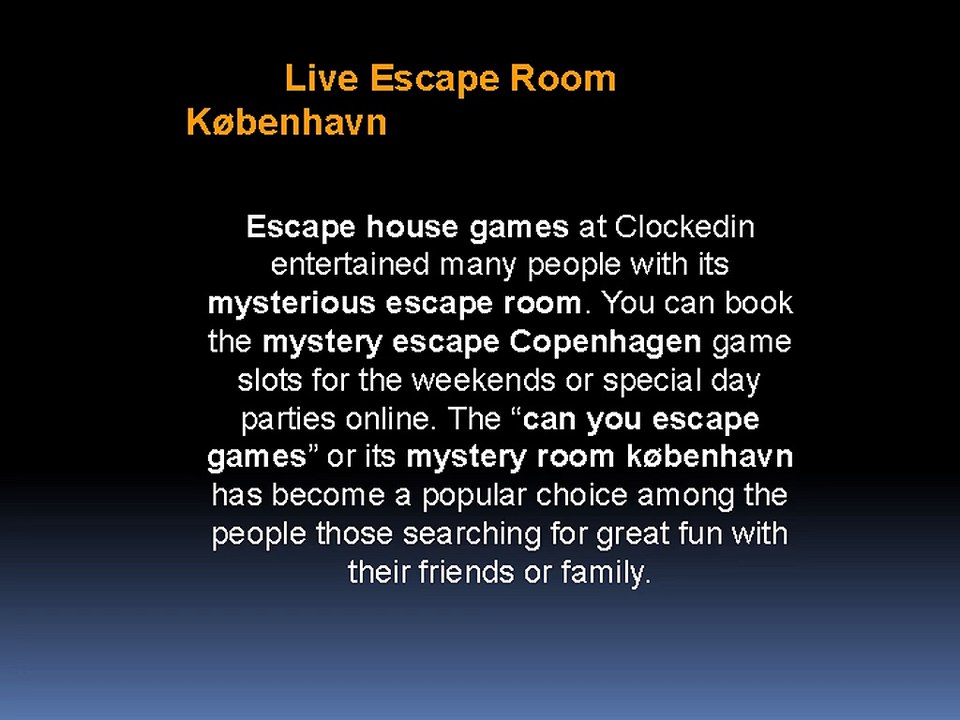 Live_Escape_Game_København-Clockedin | Denmark