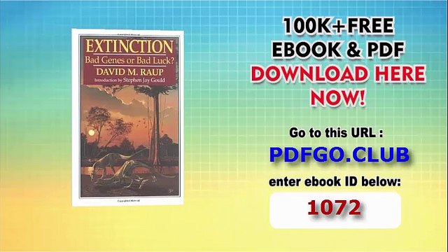 Extinction Bad Genes or Bad Luck 1st Pa