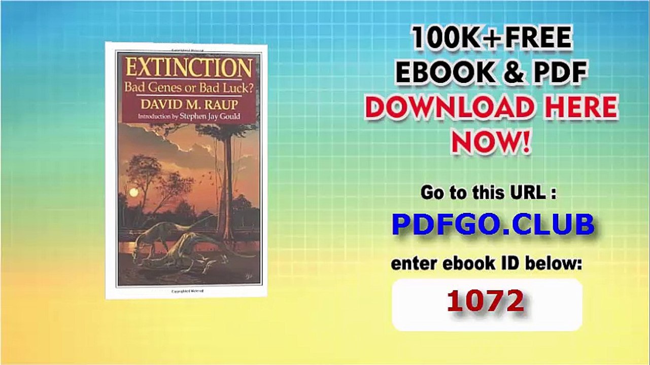 Extinction Bad Genes or Bad Luck 1st Pa