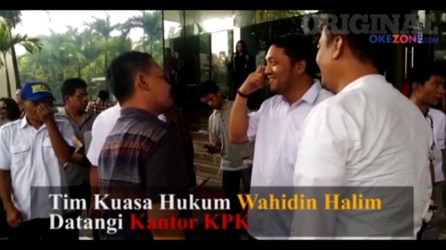 Tim Kuasa Hukum Wahidin Halim Datangi Kantor KPK