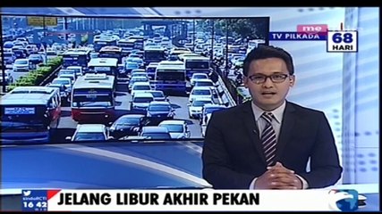 Libur Akhir Pekan, Jalan Tol Cikampek Padat