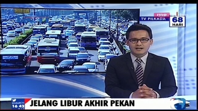 Libur Akhir Pekan, Jalan Tol Cikampek Padat