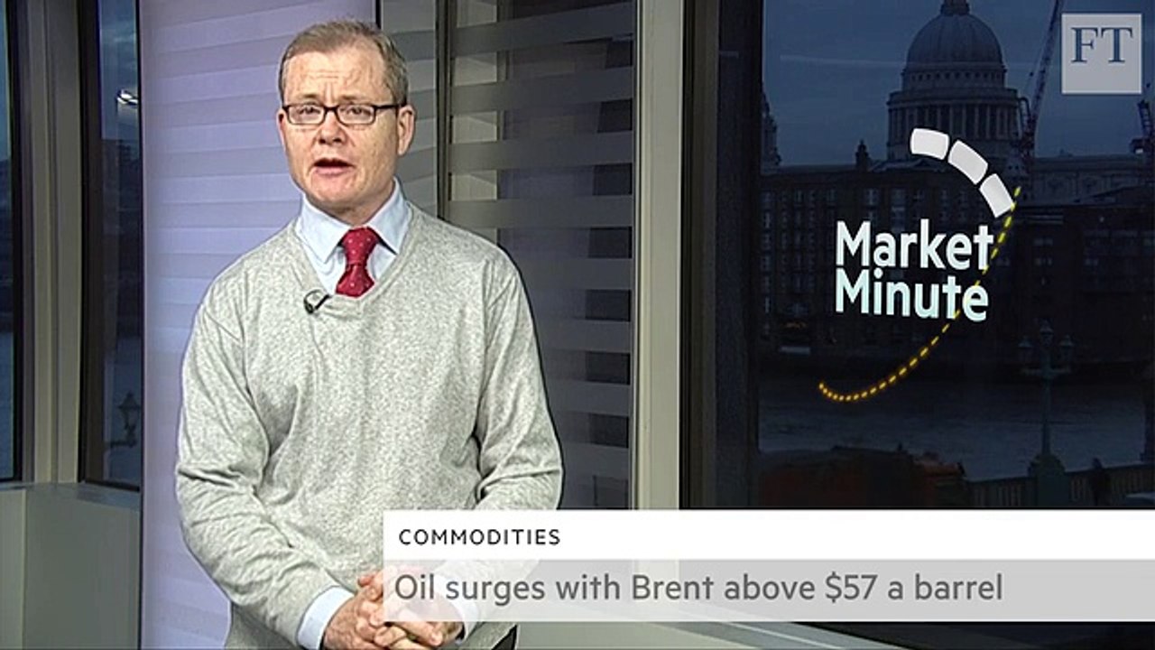 Oil surges, bonds dip