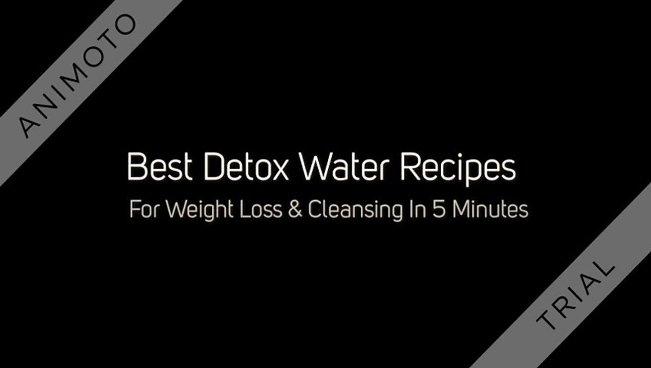 Best Detox Water Recipes For Weight Loss & Cleansing In 5 Minutes