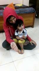 Cute baby engry to modi