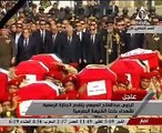 بالفيديو..بدء مراسم الجنازة الرسمية لشهداء الكنيسة البطرسية بمشاركة الرئيس السيسى