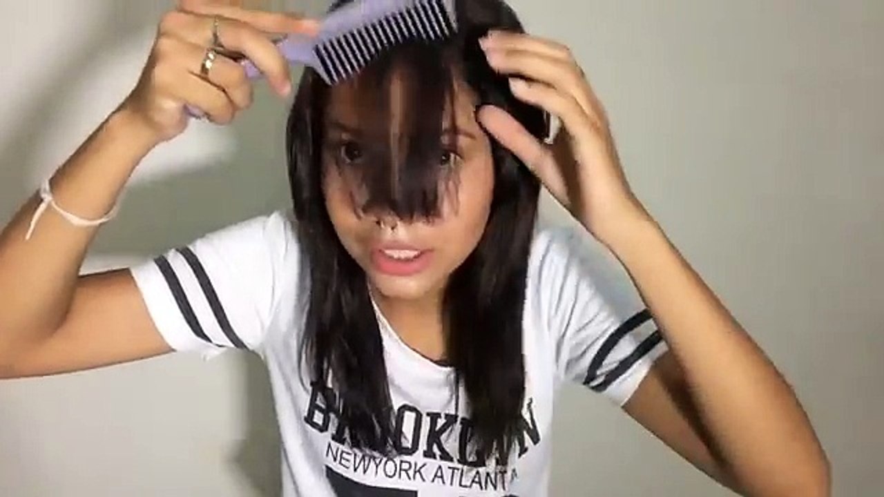 TENTEI FAZER A FRANJA DA SELENA GOMEZ E OLHA NO QUE DEU