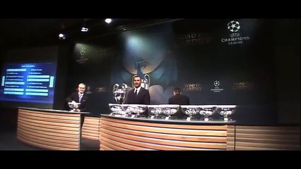 Champion League il momento del sorteggio Real Madrid - Napoli