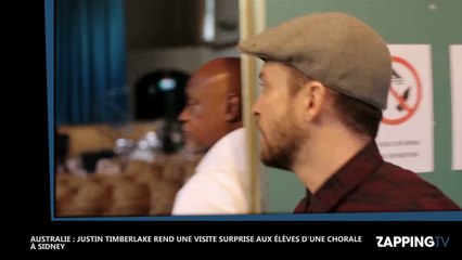 Justin Timberlake s’incruste dans une classe de lycée, l’étonnant professeur (Vidéo)