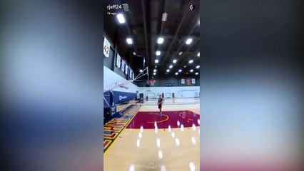 L'entraînement de Richard Jefferson filmé avec des lunettes spéciales
