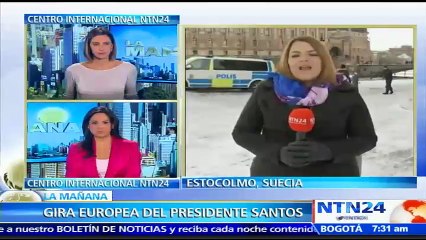 Santos continúa su gira por Europa para cerrar el programa de actos del Nobel de la Paz