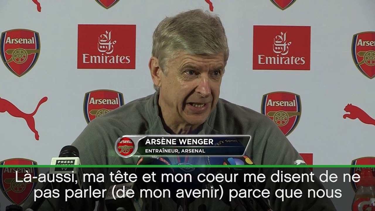 Arsenal - Wenger : "Mon avenir ? Je ne veux pas en parler"