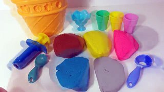 Play Doh Learning Videos Ice Cream Chocolate Strawberry Blueberry Lemon for Kids