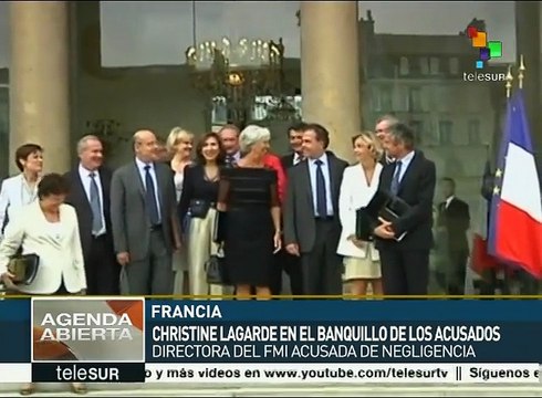 Lagarde, directora del FMI se enfrenta a juicio por negligencia