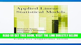 [READ] EBOOK Applied Linear Statistical Models w/Student CD-ROM BEST COLLECTION