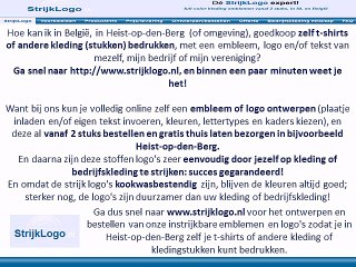 Zelf kleding bedrukken Heist-op-den-Berg
