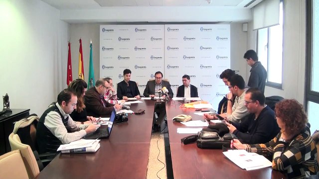 Rueda de prensa del Equipo de Gobierno del Ayuntamiento de Leganés del 13 de diciembre de 2016