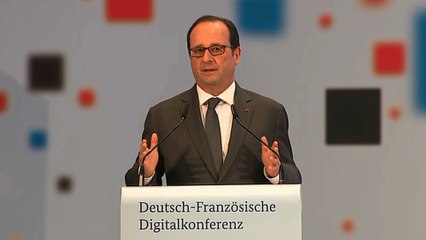 Allocution à l'issue de la conférence numérique franco-allemande