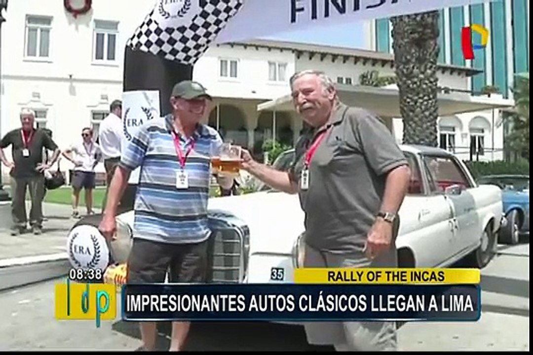 Impresionantes autos clásicos llegaron a Lima por Rally of the Incas