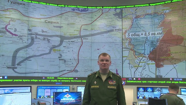 Пресс-брифинг официального представителя Минобороны России о ситуации в Алеппо 12 декабря 2016 года