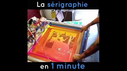 Une pratique encore peu connue : la sérigraphie !