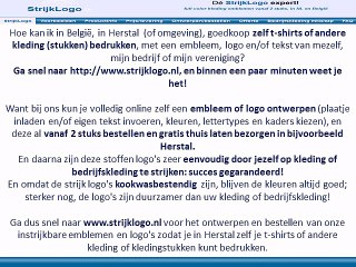 Zelf kleding bedrukken Herstal
