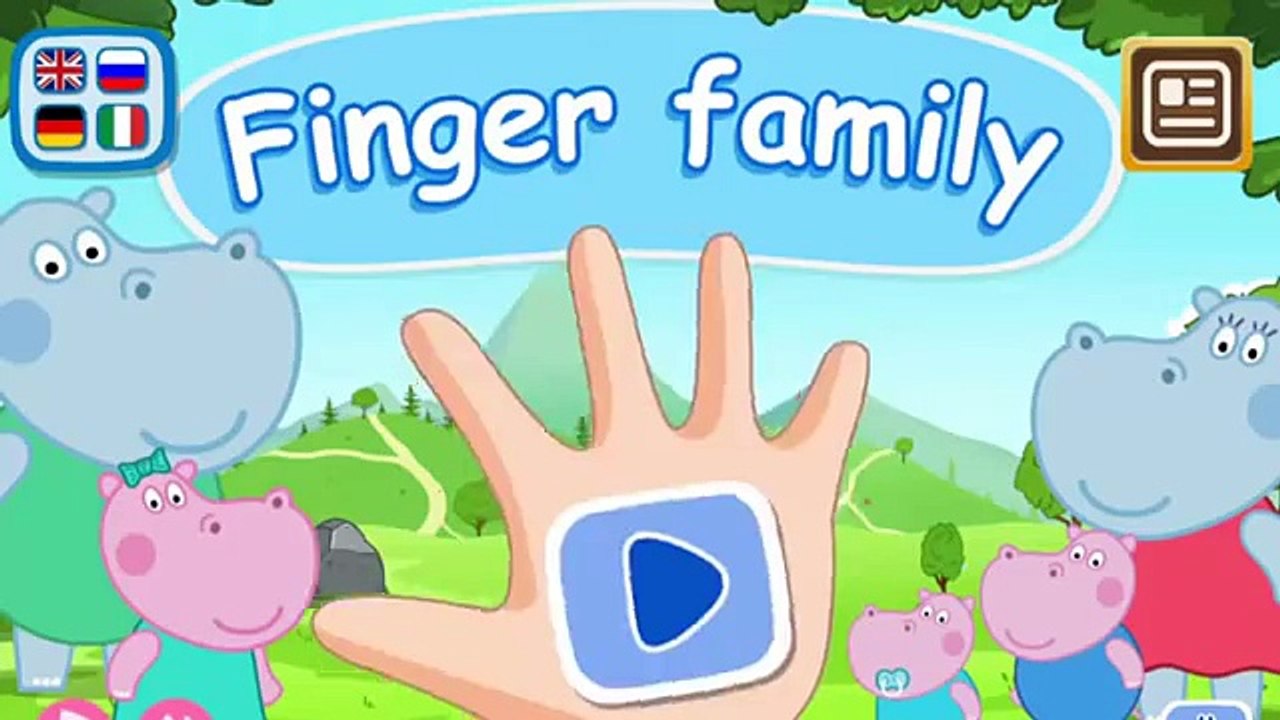 Hippo Pepa - La famille des doigts - Comptines Francaises - Finger Family en francais