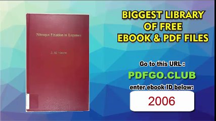 Nitrogen Fixation in Legumes