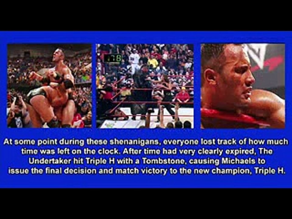 WWE- Top 5 Greatest Wrestling Iron Man Matches of all Time