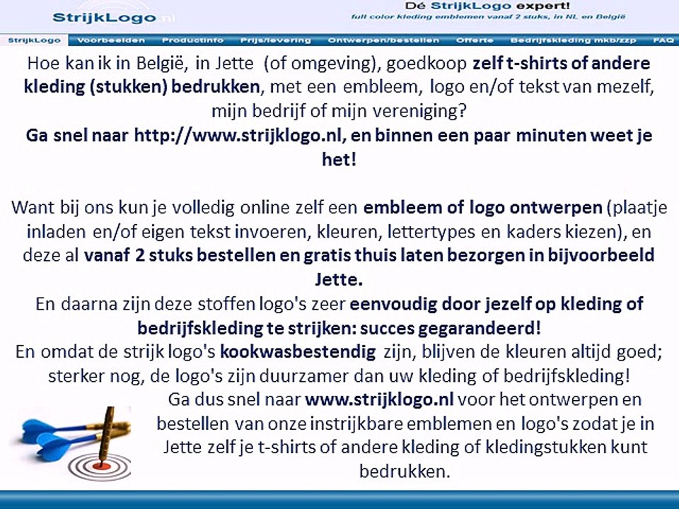 Zelf kleding bedrukken Jette