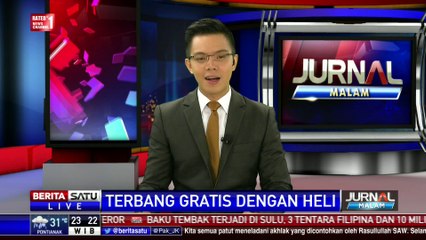 Keseruan Pemenang Aplikasi OVO Terbang dengan Helikopter