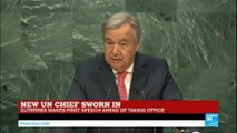 REPLAY - Watch the new UN secretary-general Guterres speech ahead of taking office