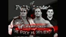 WWE Fully Loaded 2000: Shane McMahon vs Chris Benoit vs The Rock - Lucha Por El Campeonato De WWE