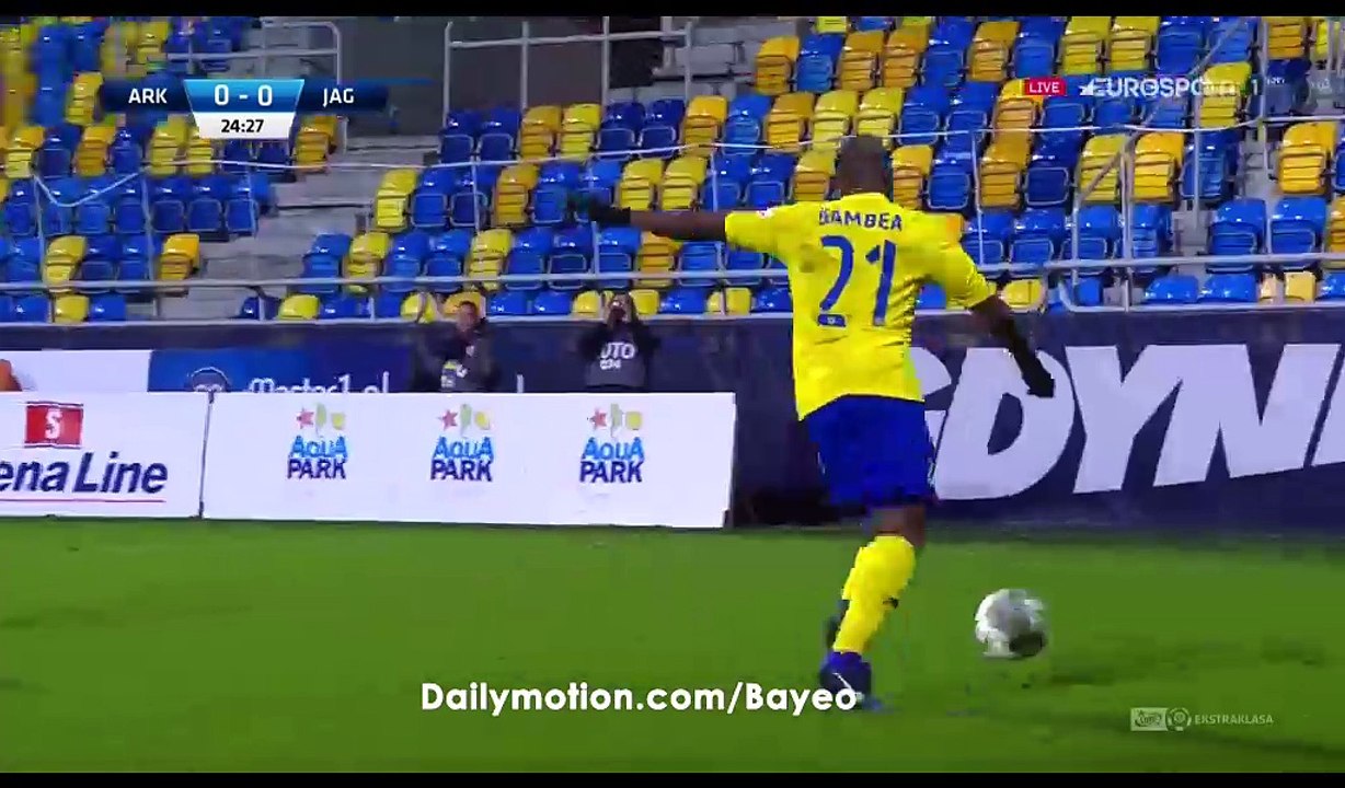 Antoni Lukasiewicz Goal HD - Arka Gdynia 1-0 Jagiellonia - 12.12.2016