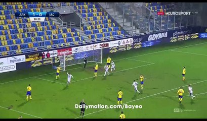 Fedor Cernych Goal HD - Arka Gdynia 1-1 Jagiellonia - 12.12.2016