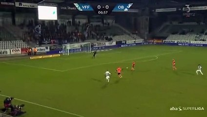 Soren Frederiksen  Goal HD - Viborg 1-0 Odense 12.12.2016