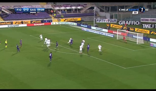 Nikola Kalinic Goal HD - Fiorentina 1-0 Sassuolo - 12.12.2016