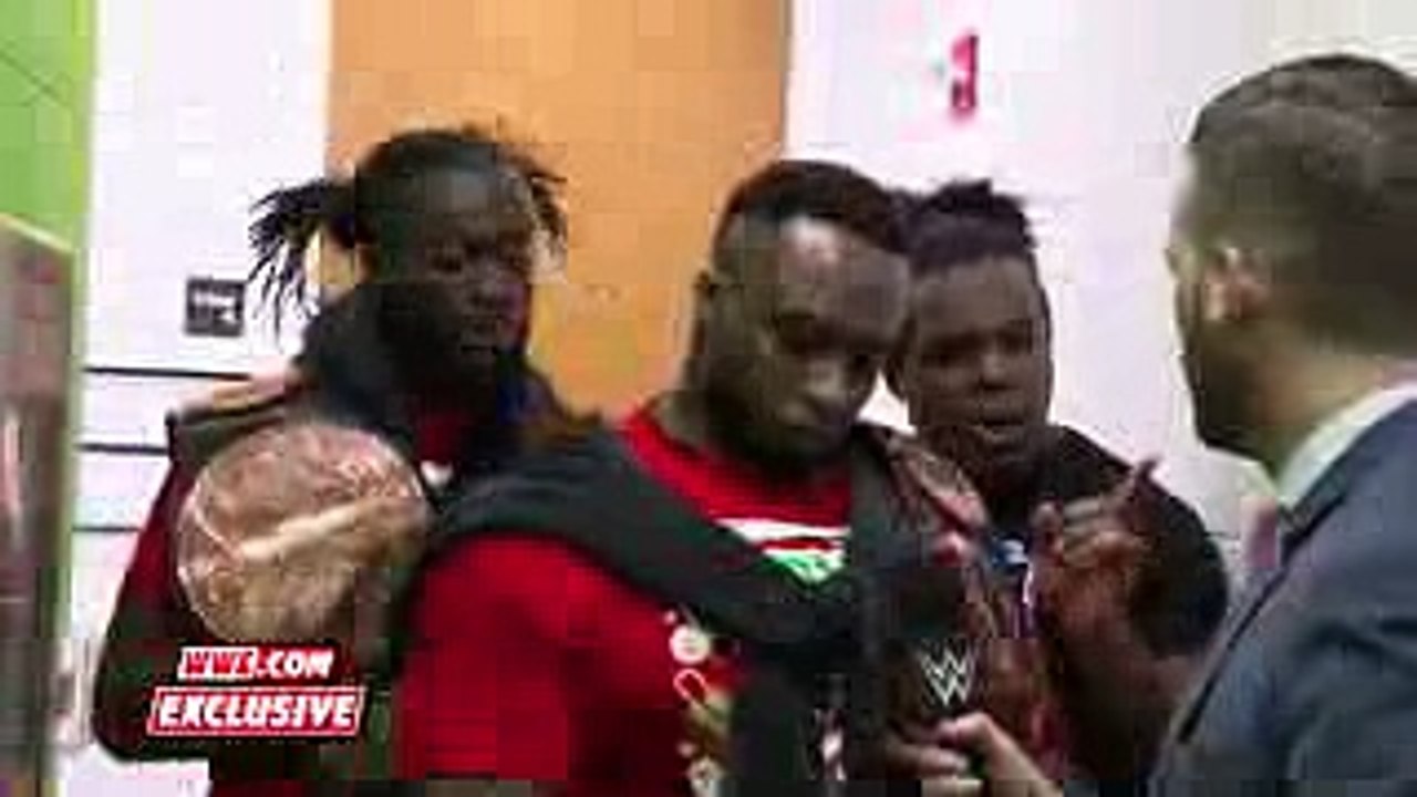 The New Day learn about their Triple Threat Match next week- Raw Fallout, Dec. 5, 2016