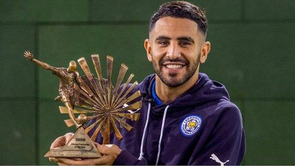 Interview Mahrez après avoir gagné le titre du meilleur joueur africain BBC