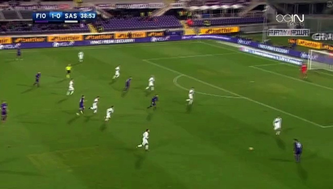 Nikola Kaliniu0107  Super Goal - Fiorentina 2-0 Sassuolo 12-12-2016 HD