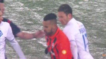 Sergiy Rybalka Red Card For Pushing Detinho!